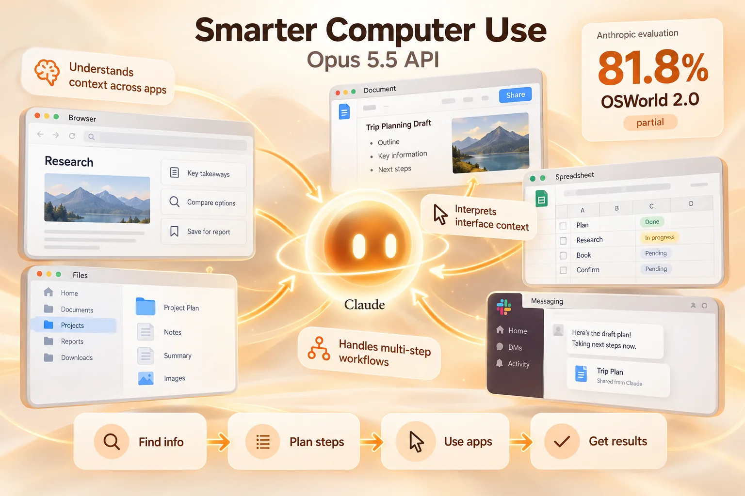 Smarter Computer Use with Opus 5.5 API