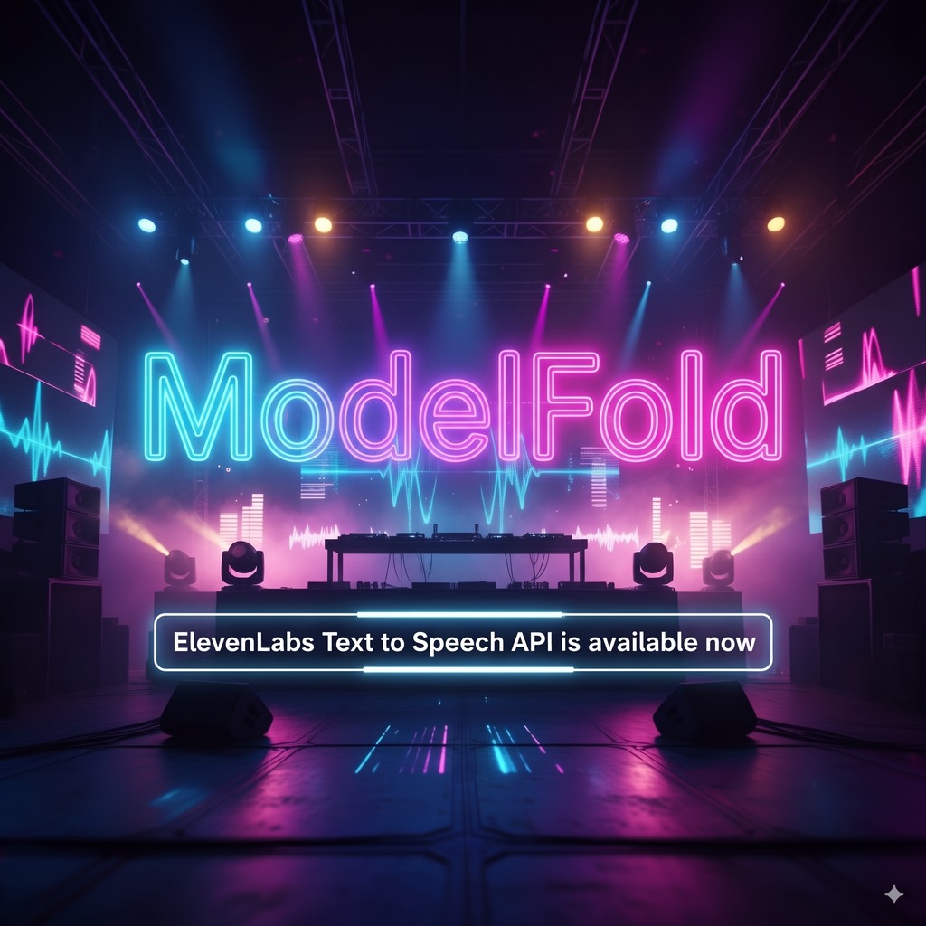 ElevenLabs Text to Speech API on ModelFold: Transform Text into Lifelike Voices