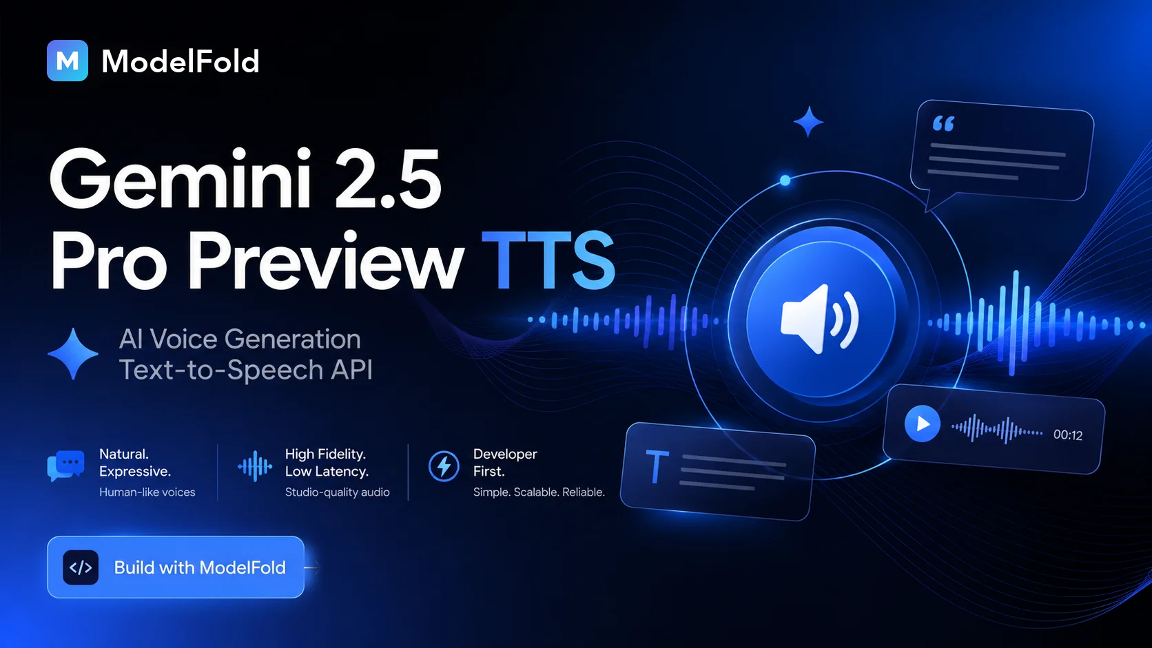 Gemini 2.5 Pro Preview TTS API:高级 AI 声音生成