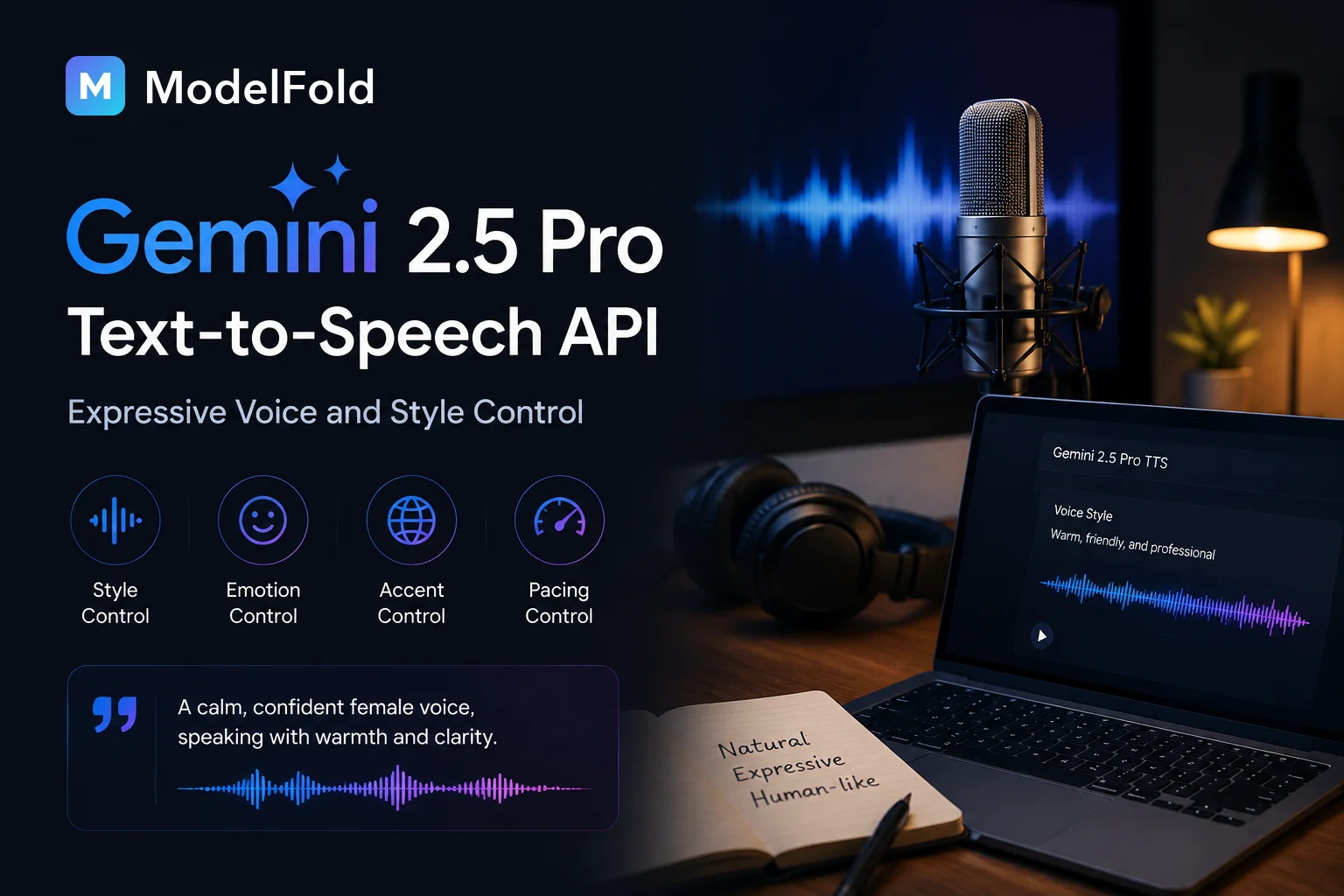 用 Gemini 2.5 Pro 文字转语音 API 富有表现力地控制声音和风格