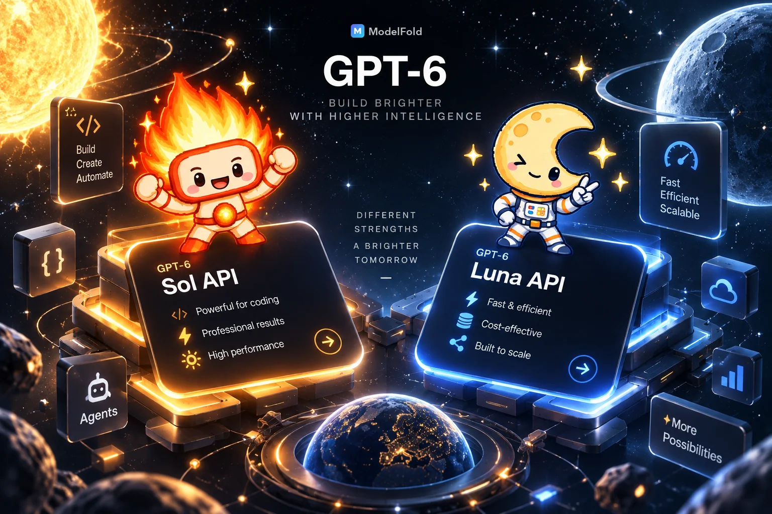 GPT-6 Luna API and GPT-6 Sol API on ModelFold