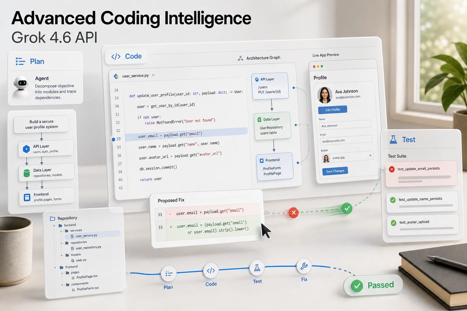 Advanced Coding Intelligence Across Grok 4.6 API