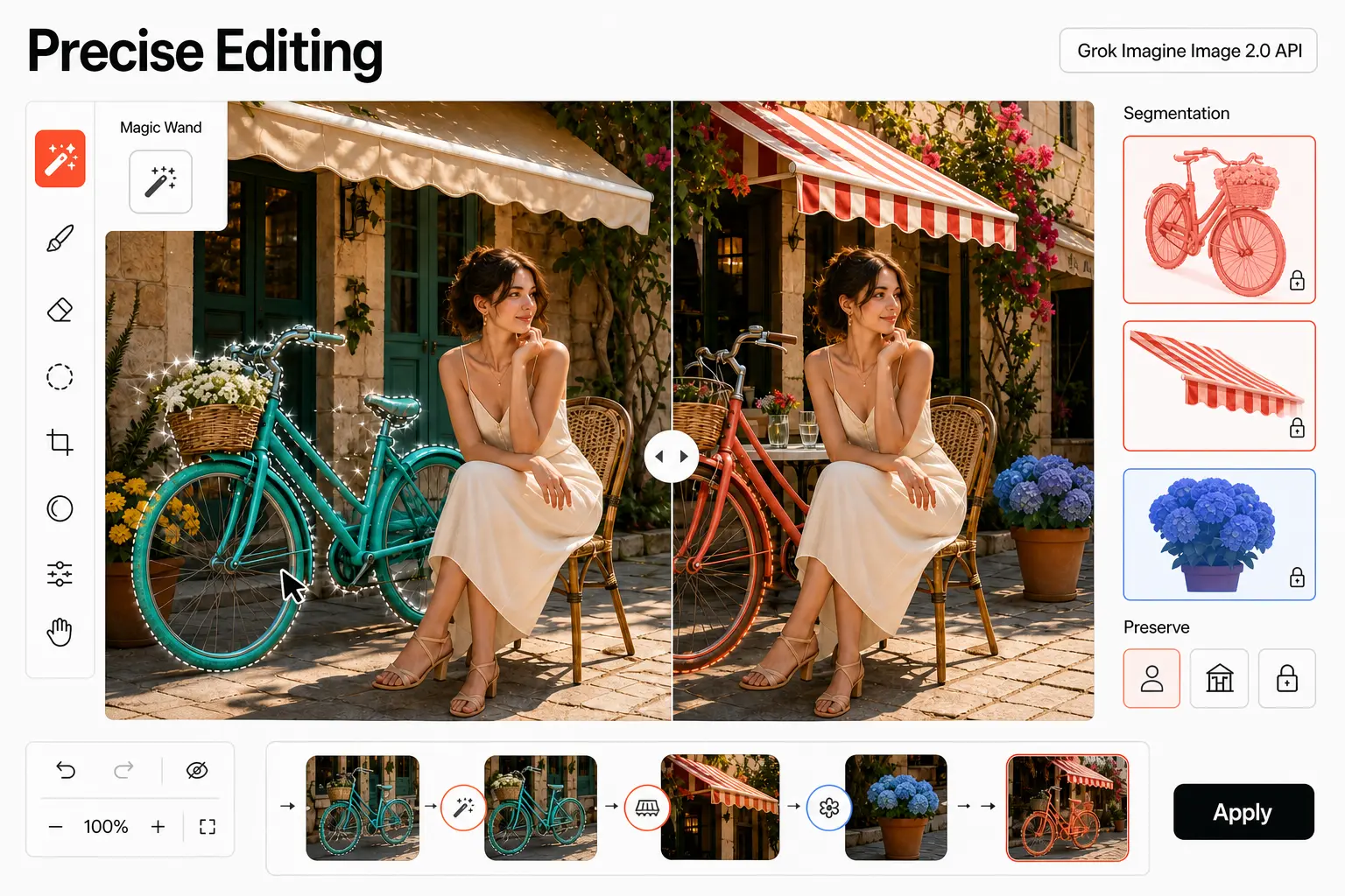 Grok Imagine Image 2.0 API 的精准编辑能力更丰富