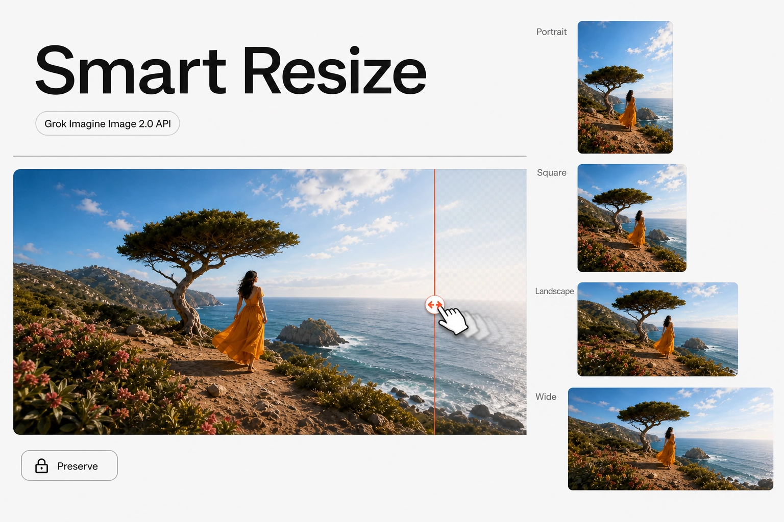 智能调整尺寸让 Grok Imagine Image 2.0 API 的取景更灵活