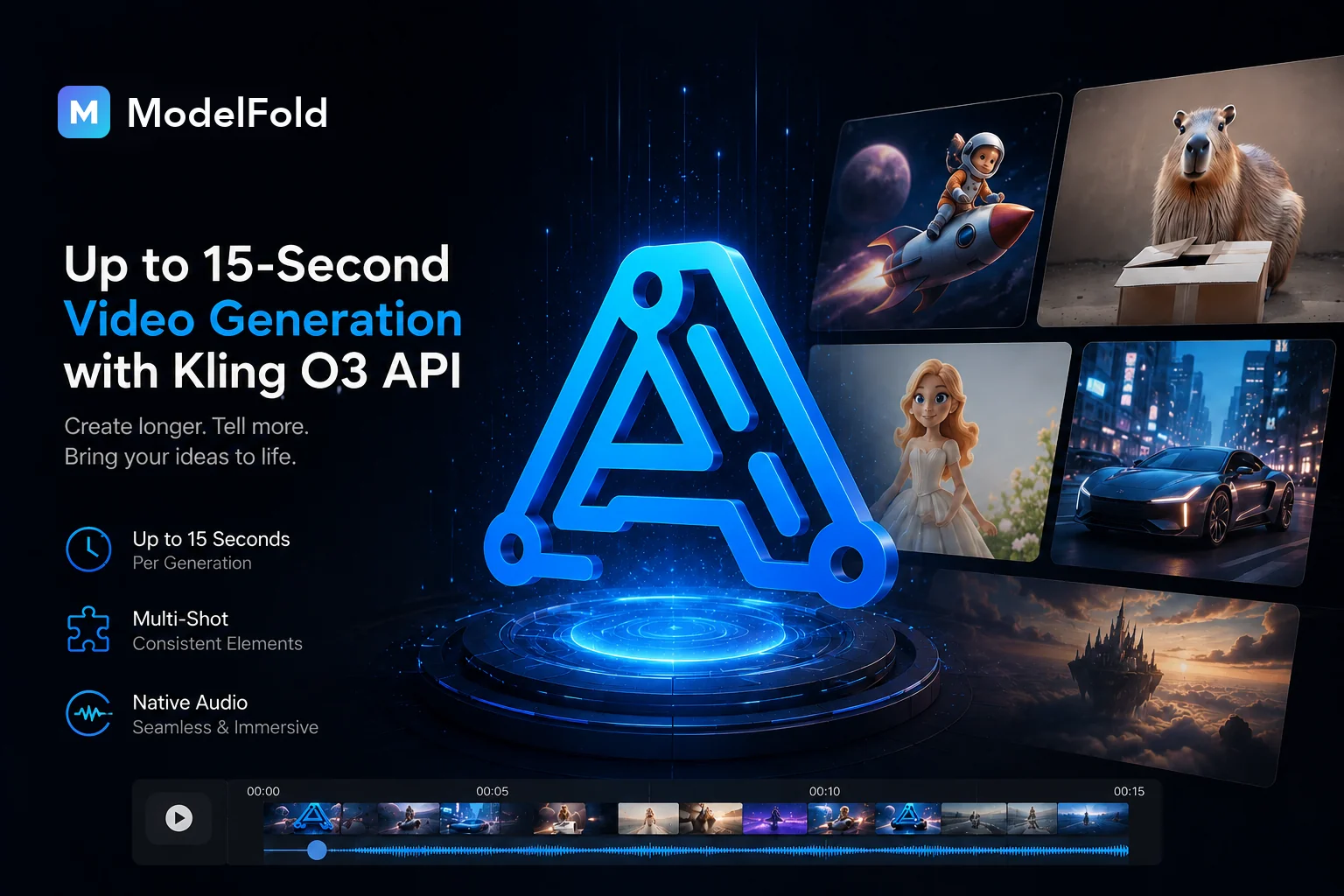Up to 15-Second Video Generation with Kling O3 API