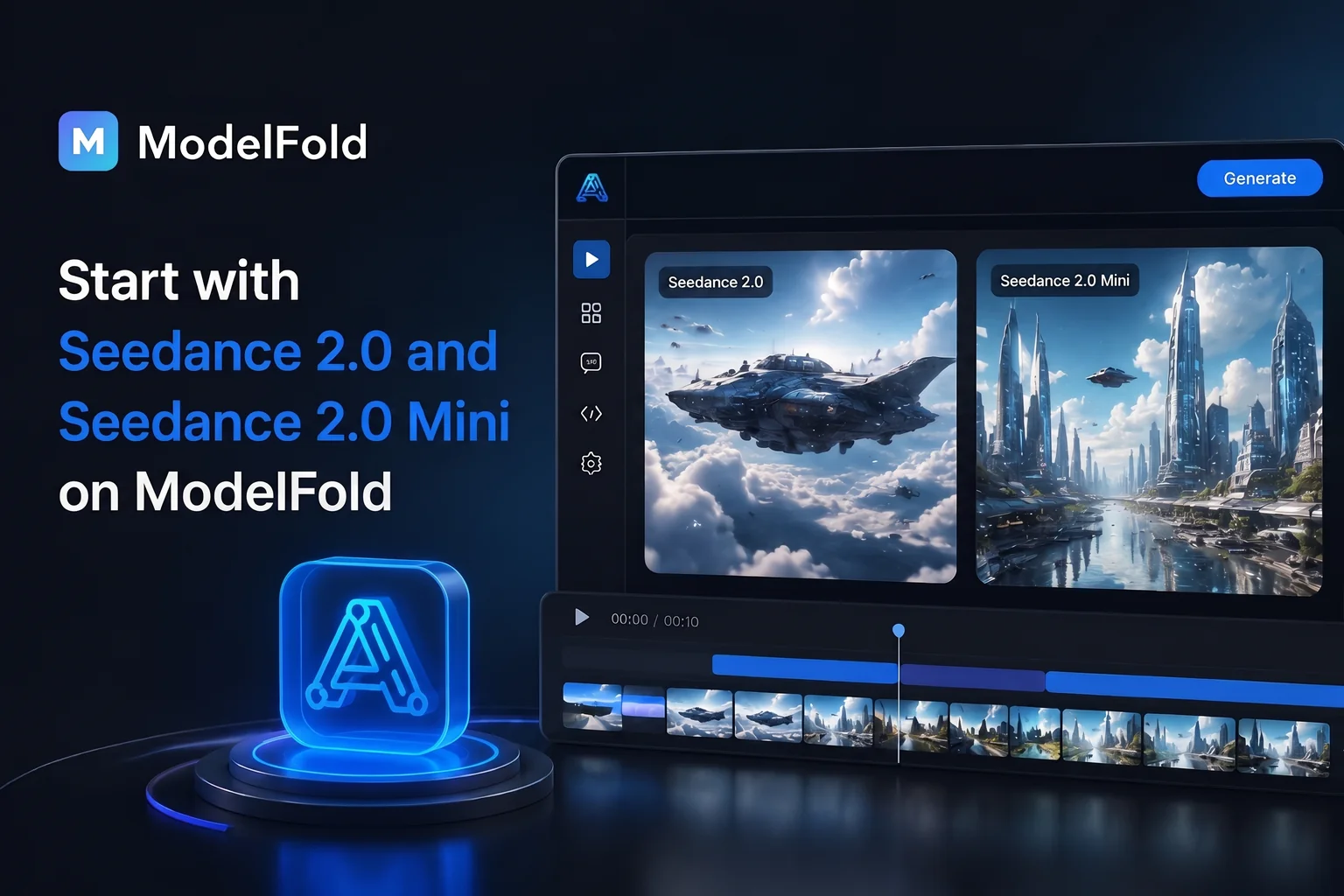 Start with Seedance 2.0, Seedance 2.0 Mini, and Seedance 2.5 API on ModelFold